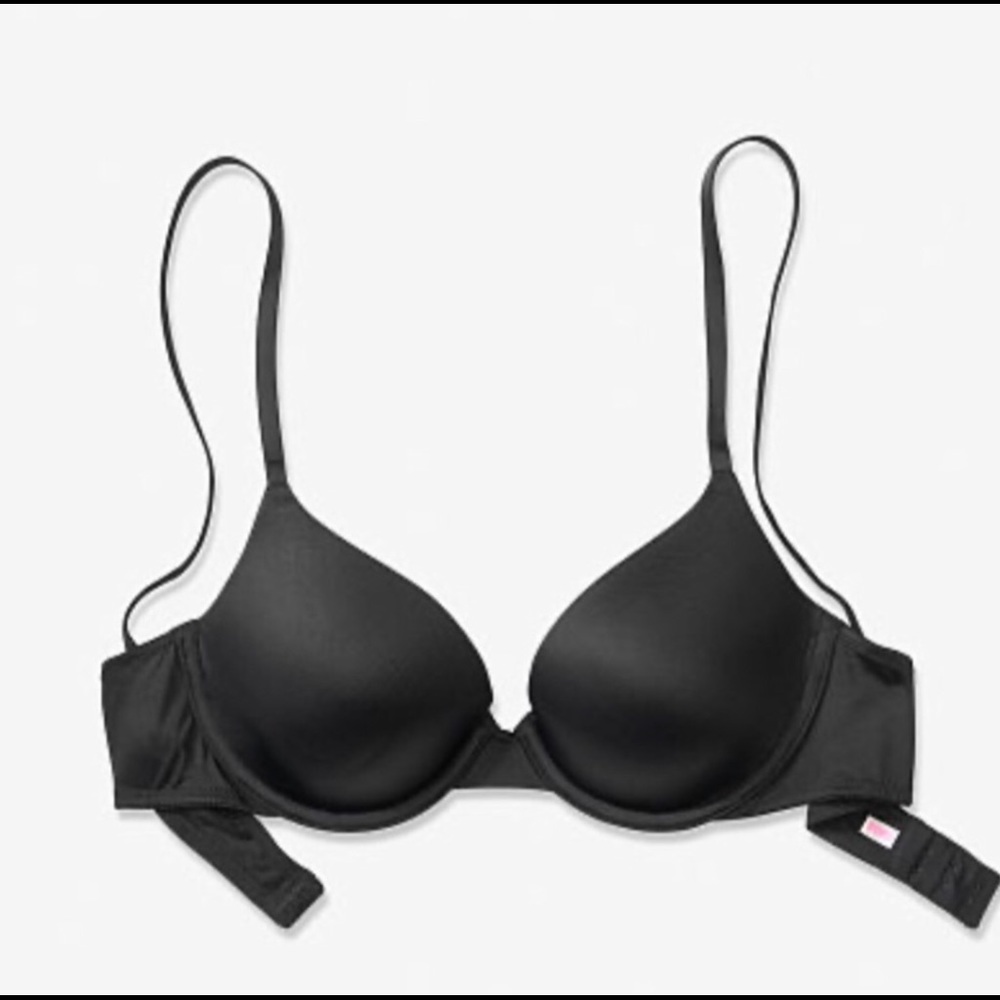 PINK Victoria's Secret Black T-Shirt Bra